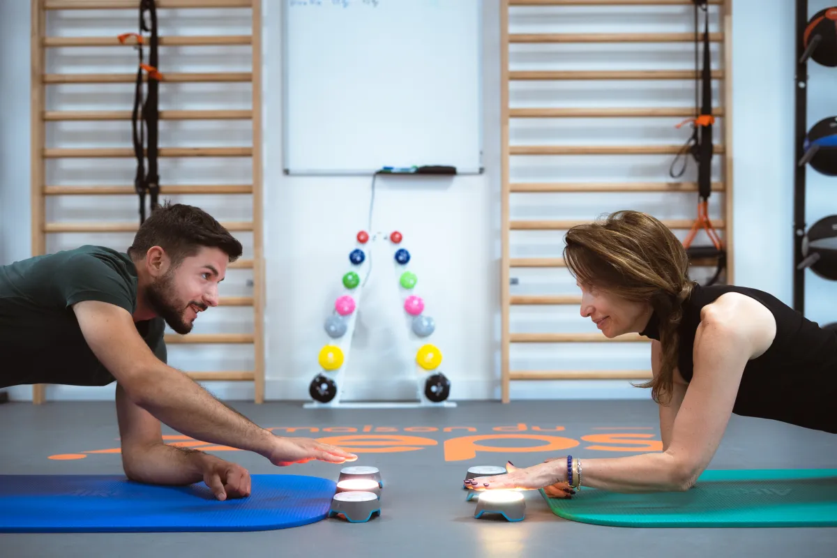 Séance de kinésithérapie